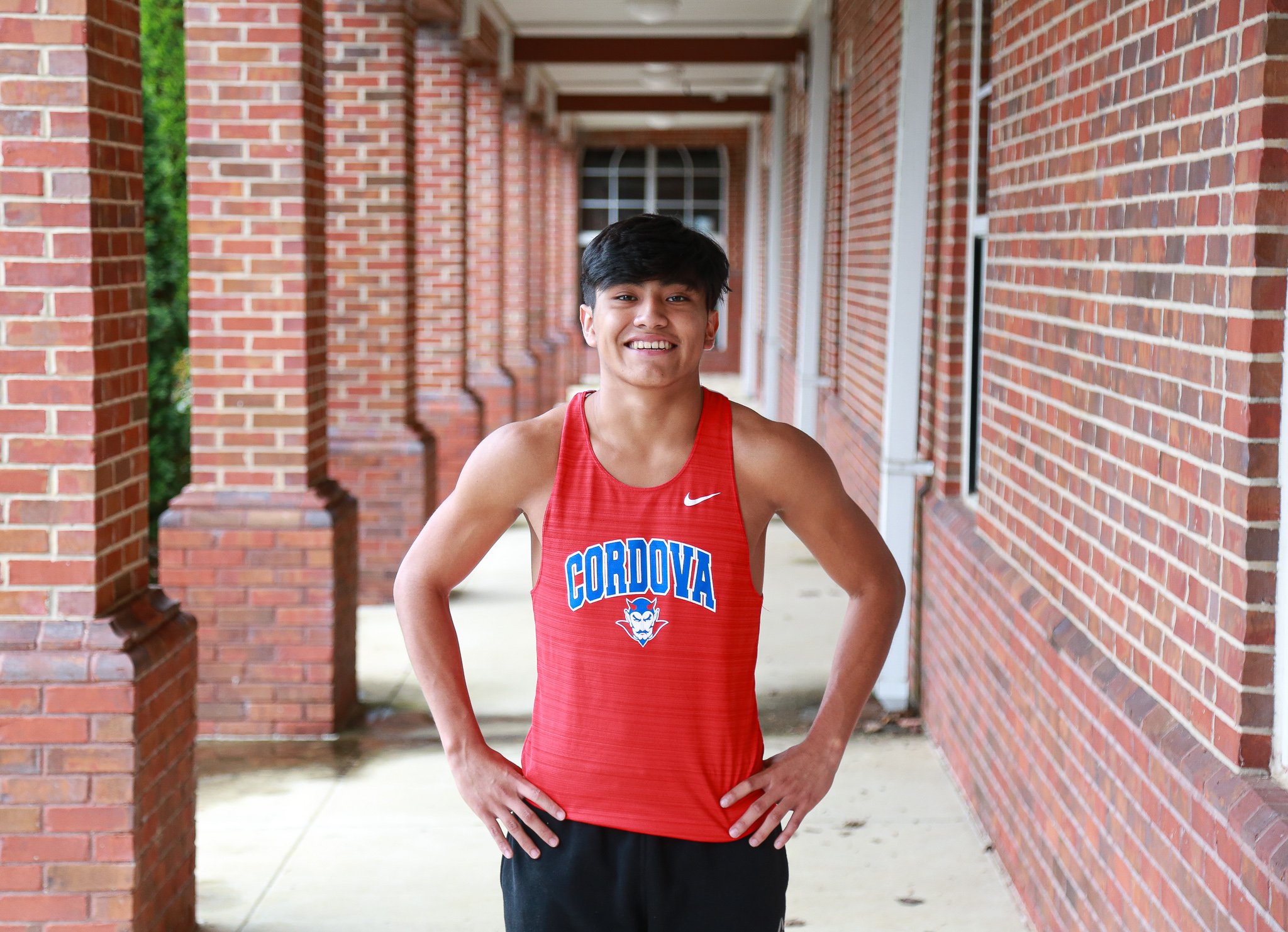   Brannon Lugo&nbsp;   Brannon Lugo is also a Blue Devil junior and a #1 boys’ runner in cross-country under Coach Craig Hendon. Brannon runs the 400, 800, 1600, and 3200 meter in outdoor/indoor track.  He is a member of the National Honor Society, has a 3.9 GPA, and his favorite subject is math. After graduation, he wants to run cross country/track in college.&nbsp;  Brannon’s parents are Jorge and Donna Lugo.  Let’s give these two fine student athletes a hand!&nbsp; 78  
